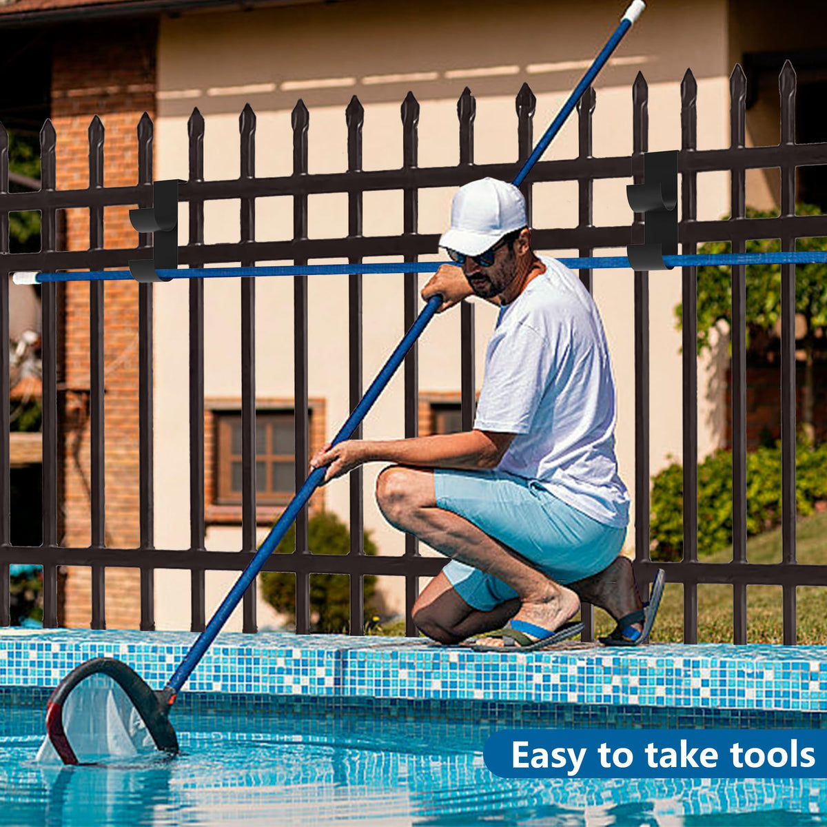 codree easy no-screw installation fence hooks for pool rails