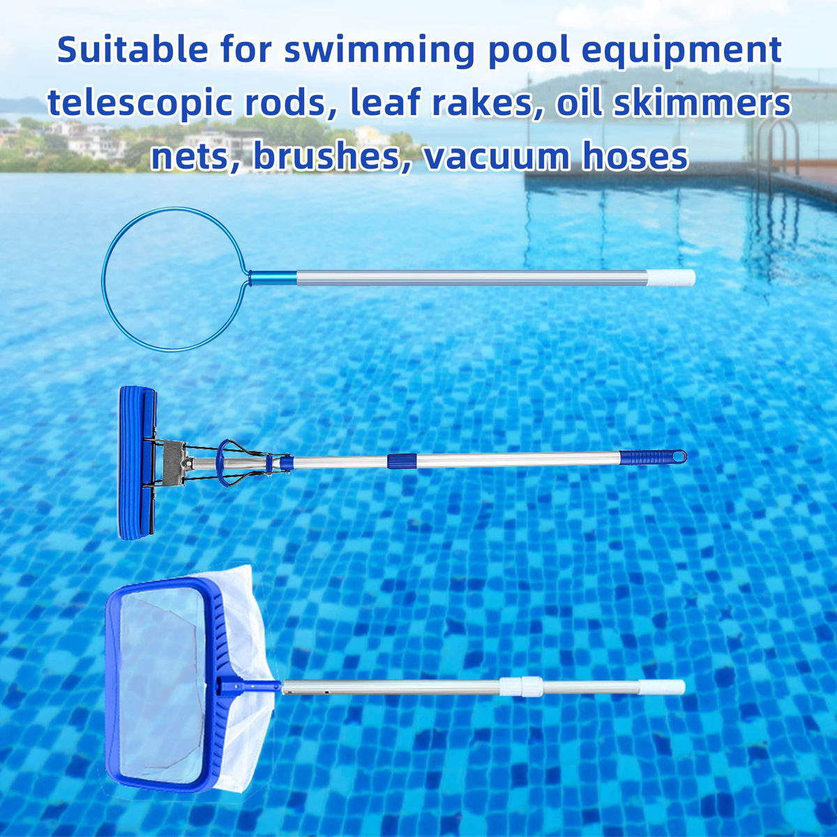 Codree outdoor storage keeps hoses, poles, and brushes neatly within reach.