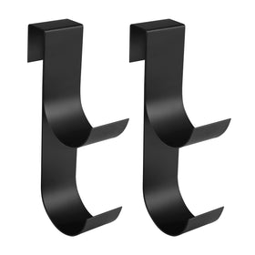 Codree pool fence hooks two-pack mounted on railing to organize pool gear.