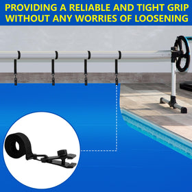 Codree kit includes 8 straps, 8 clips, and 8 touch fasteners for complete setup.