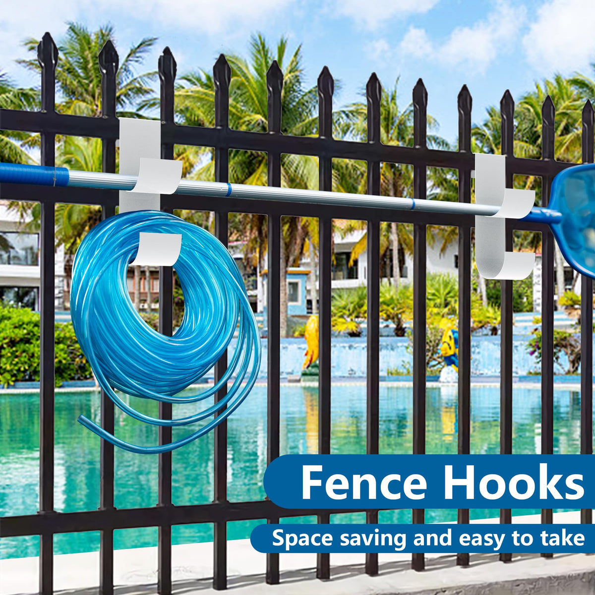 Codree slide-on installation on flat-top railing, screw-free mounting.