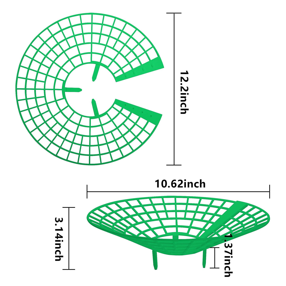 Codree green growing rack for strawberries fits most pots