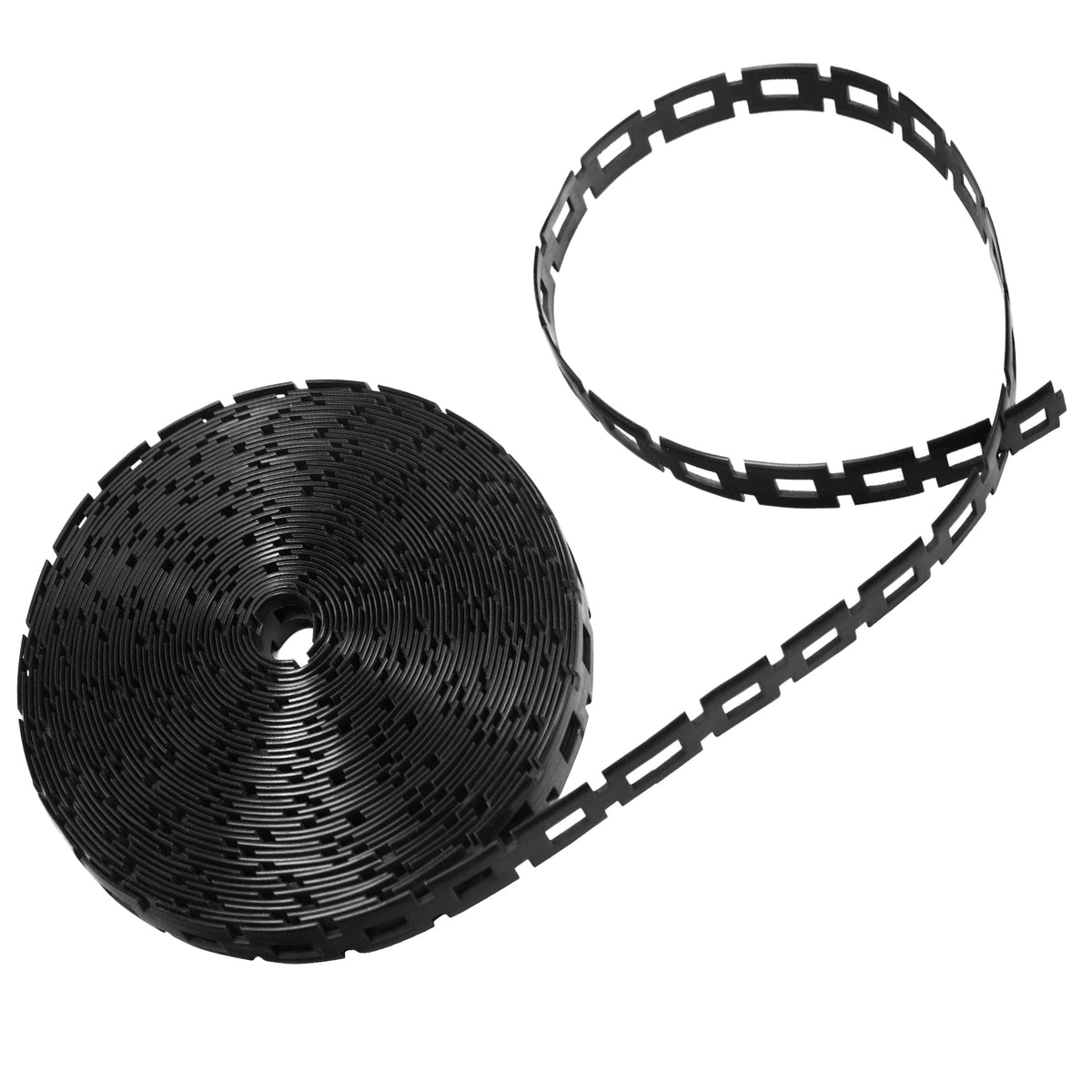 Codree tree tie 50ft roll for adjustable support of leaning trees.