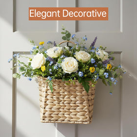 Coeusy iron-frame hanging basket delivers durability while keeping items accessible