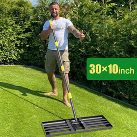 Cogardenshower anti flip design reduces turf disturbance