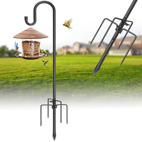 Cogardenshower bird feeder pole base anchors stable garden displays