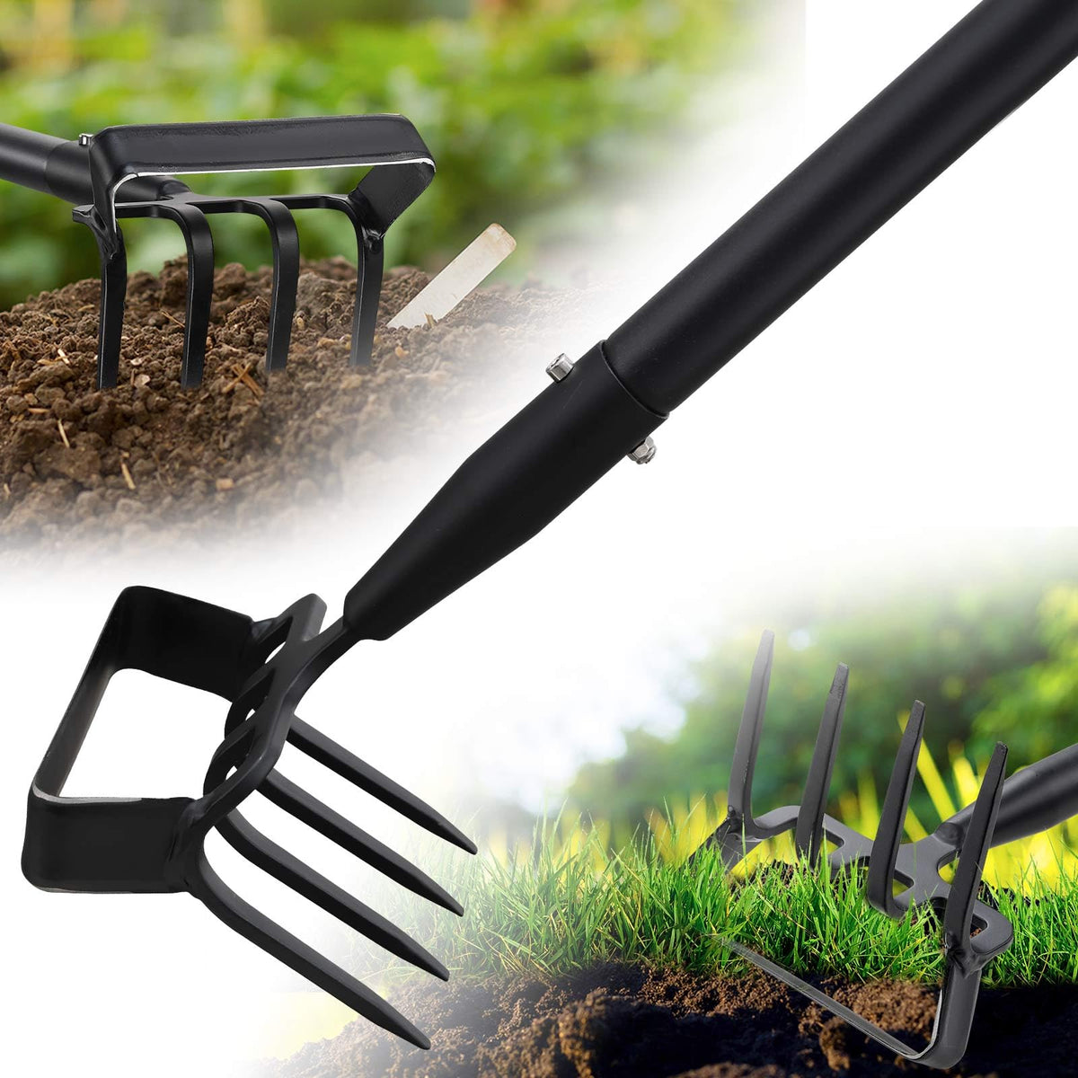 Cogardenshower garden hoe stirrup head for fast weeding in beds
