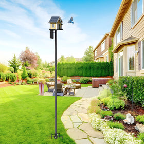Cogardenshower multi-use birding station for birds, cameras, and observation.