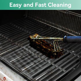 COGRICHBF Easy clean grate design simplifies post grilling maintenance