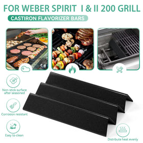 COGRICHBF front control knobs compatible with Weber Spirit for precise control.