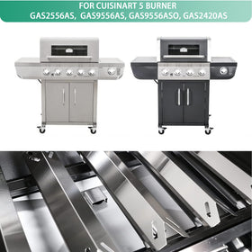 COGRICHBF grill heat plate for Cuisinart 5-burner promotes balanced heat.