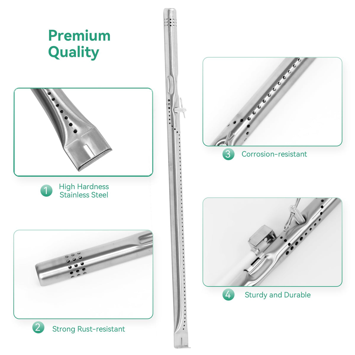 COGRICHBF adjustable crossover tubes with length adjustability for Char-Broil models