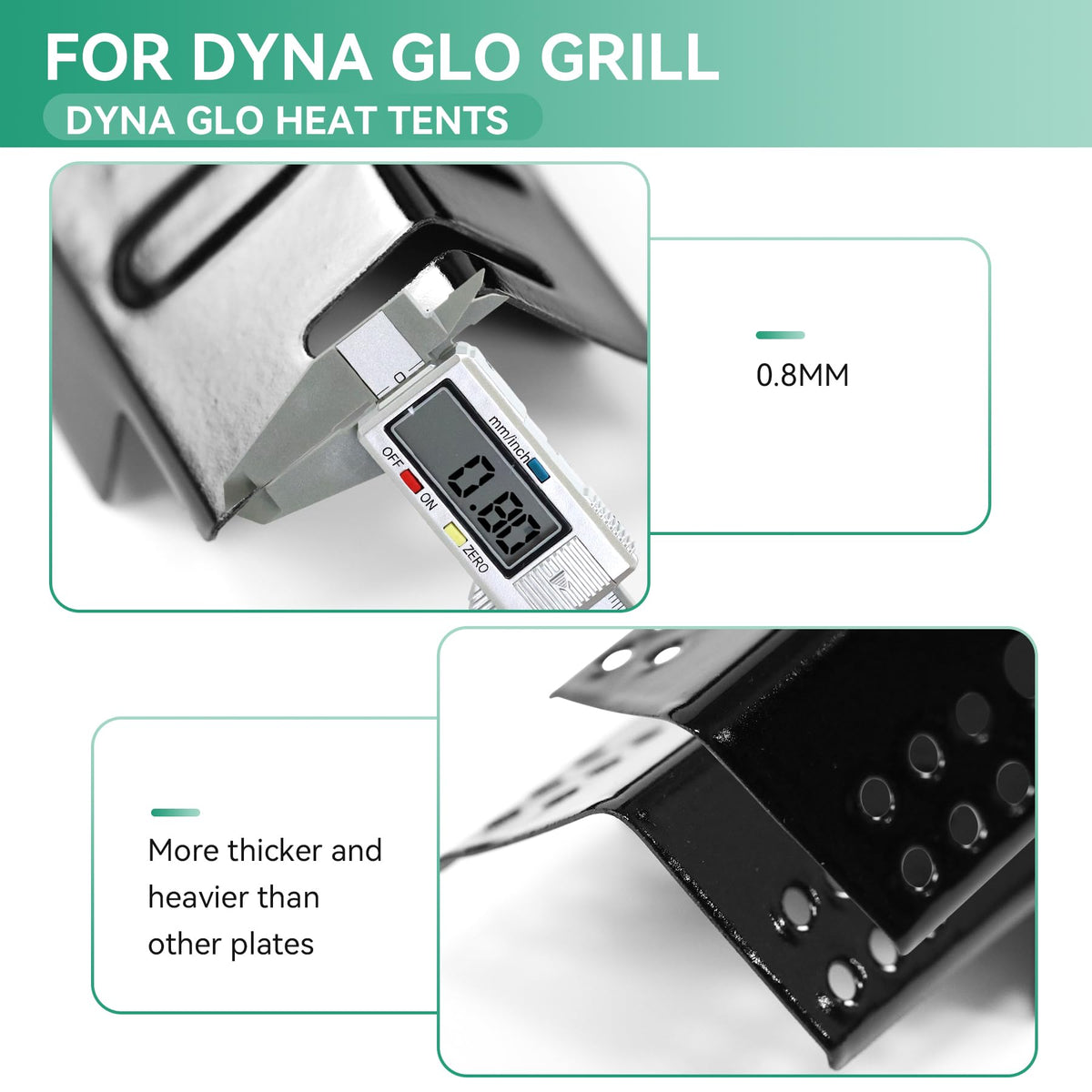 COGRICHBF heat shield protects burners during high heat cooking