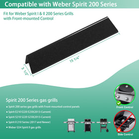 COGRICHBF 7635 heat tent for Weber Spirit protects flames and promotes even cooking.