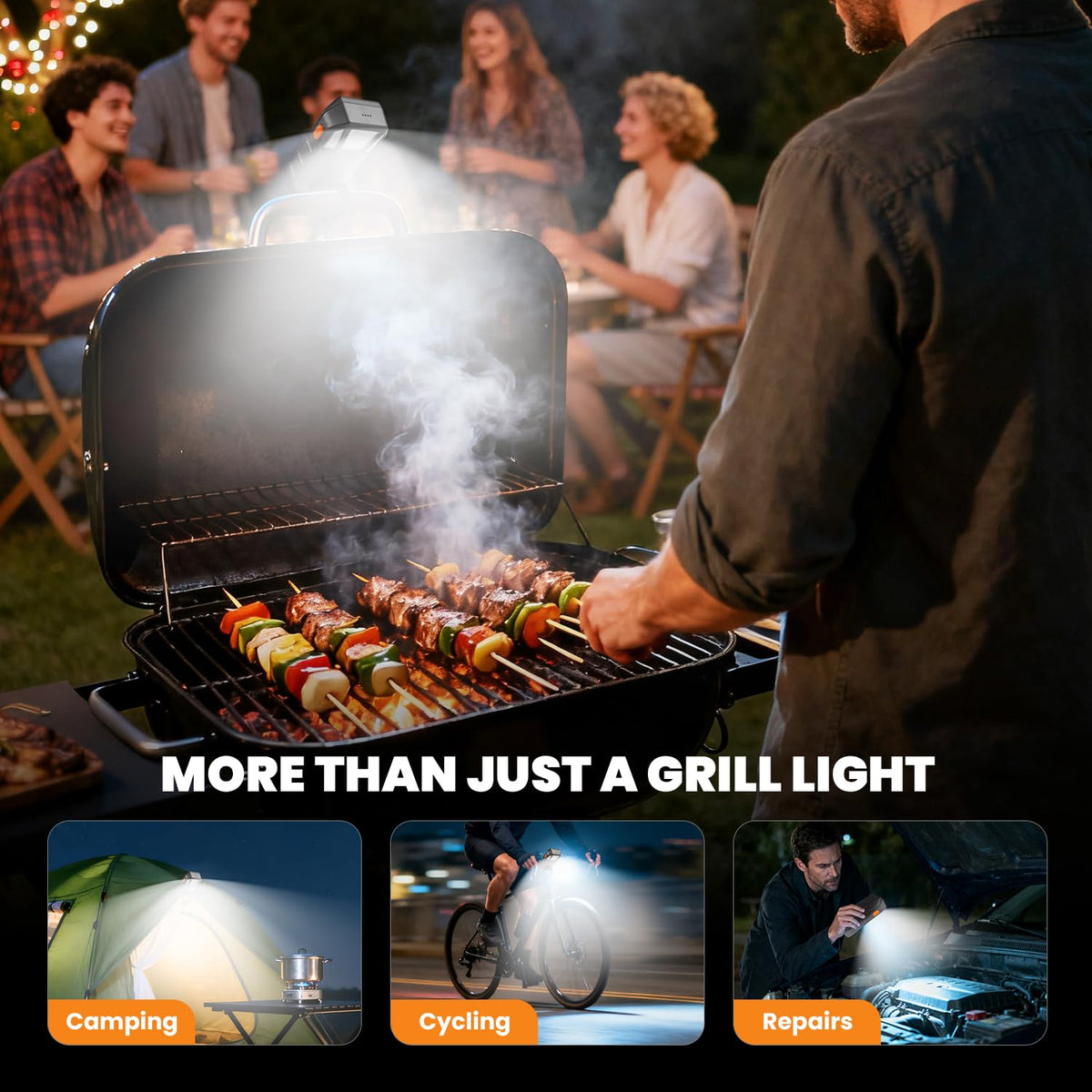 Coinicxcel compatible with Weber and Blackstone grills for versatile lighting