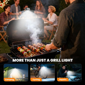 Coinicxcel compatible with Weber and Blackstone grills for versatile lighting