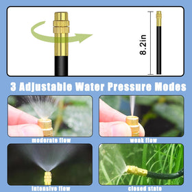 Cokacot adjustable water-pressure modes for customizable mist