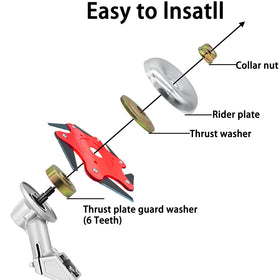 Cokacot set includes hardware and L-wrench for easy installation.