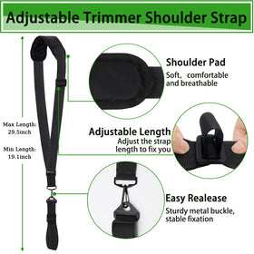 Cokacot shoulder strap harness distributes weight to reduce shoulder fatigue.