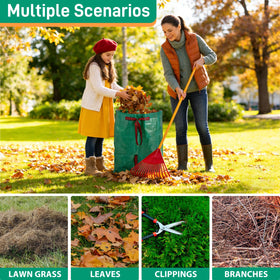 Cokiele large-capacity yard waste bag suitable for leaves, weeds, and clippings.