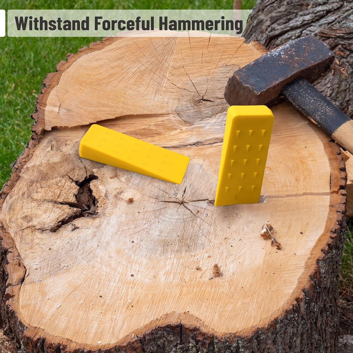 Cold Creek Loggers wedges are used safely in forest environments.