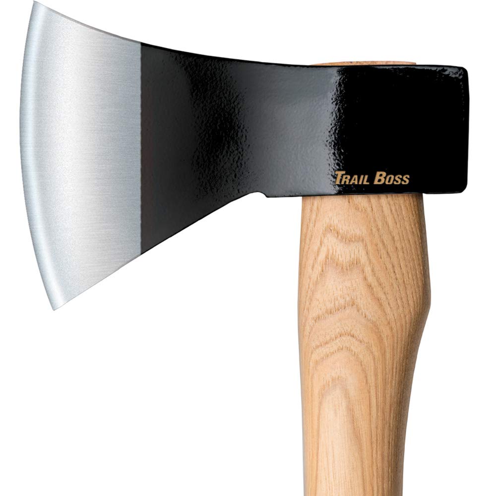 Cold Steel Trail Boss four-inch blade offering clean, decisive chops in outdoor tasks.