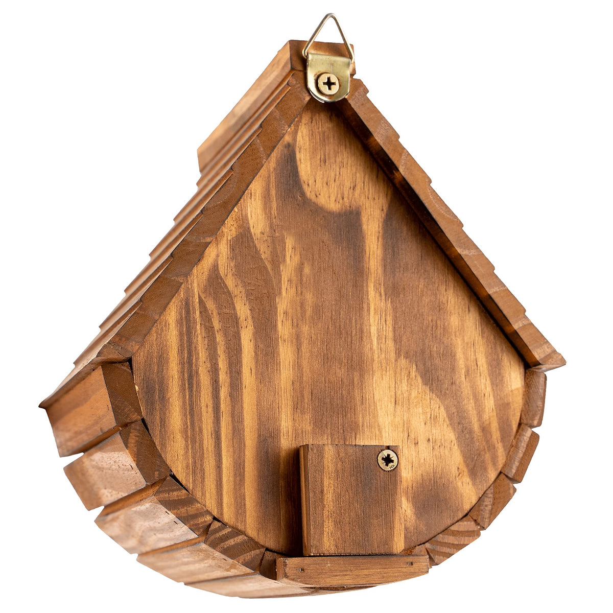 COLEBA easy-hanging bird house demonstrates quick installation.