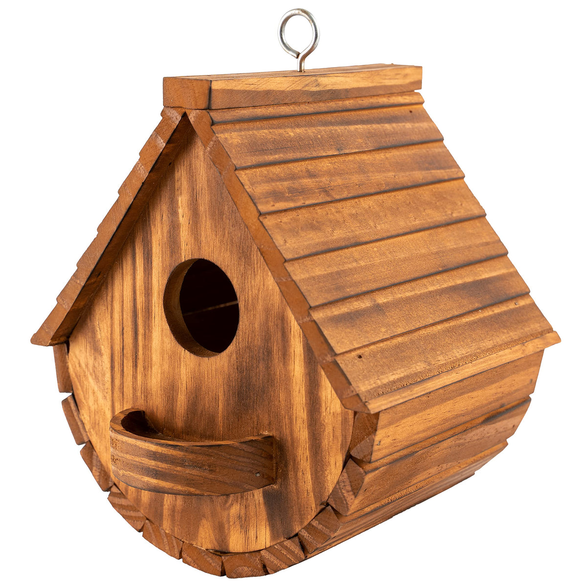 COLEBA garden bird house decor enhances yard charm.