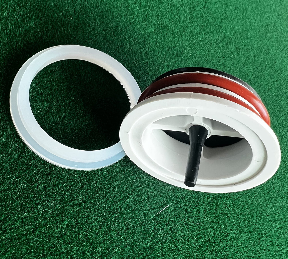 Coleman AirJet umbrella valve at the front for easier cleaning and service