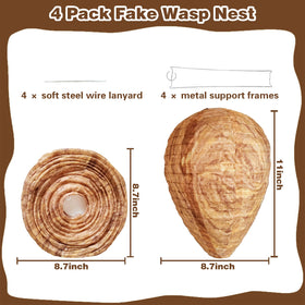 Collabell Wasp Nest Decoy with waterproof material for all-weather use.