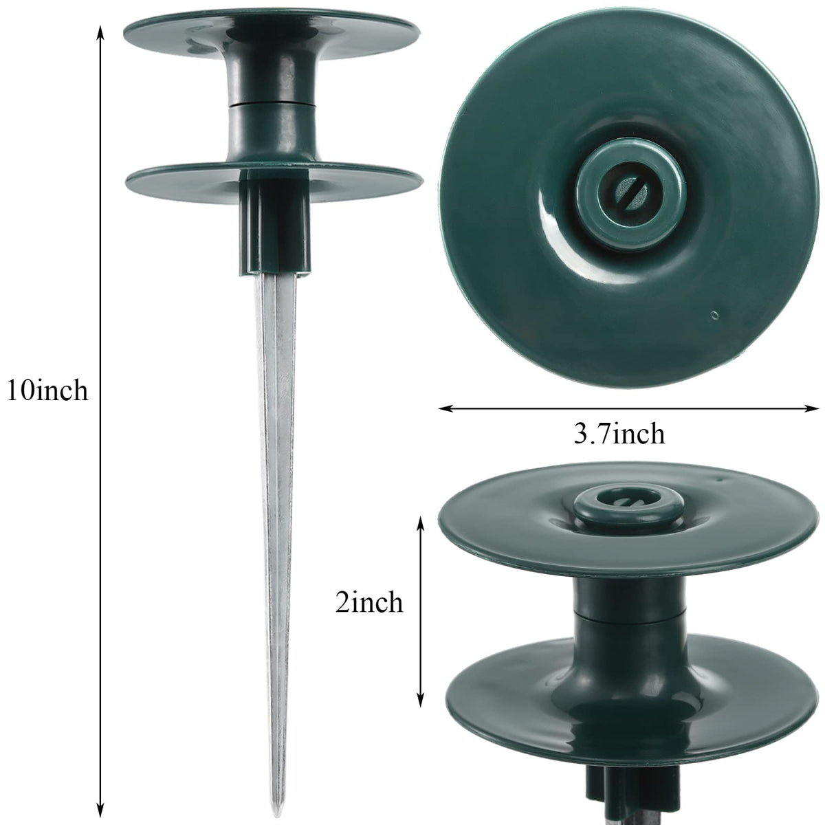 Coloch garden hose guide spike keeps watering path neat