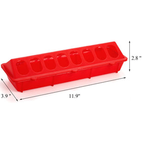 Coloch 16-hole feeder enables multiple birds to eat together with minimal spillage.