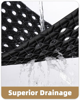 Color&Geometry allweather TPE mat resists fading and deformation across seasons
