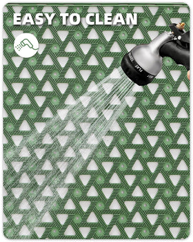 Color&Geometry all-weather performance mat suited for front, back, patios.
