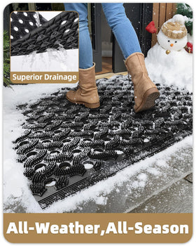 Color&Geometry hollow-nub drainage promotes quick drying after rain or washing