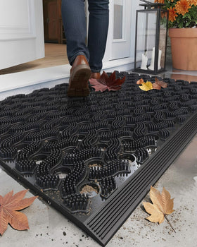 Color&Geometry stormproof welcome mat for durable outdoor entrances