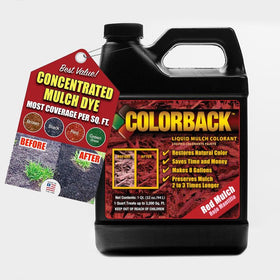 COLORBACK Red Mulch Dye restores rich color for enhanced curb appeal.