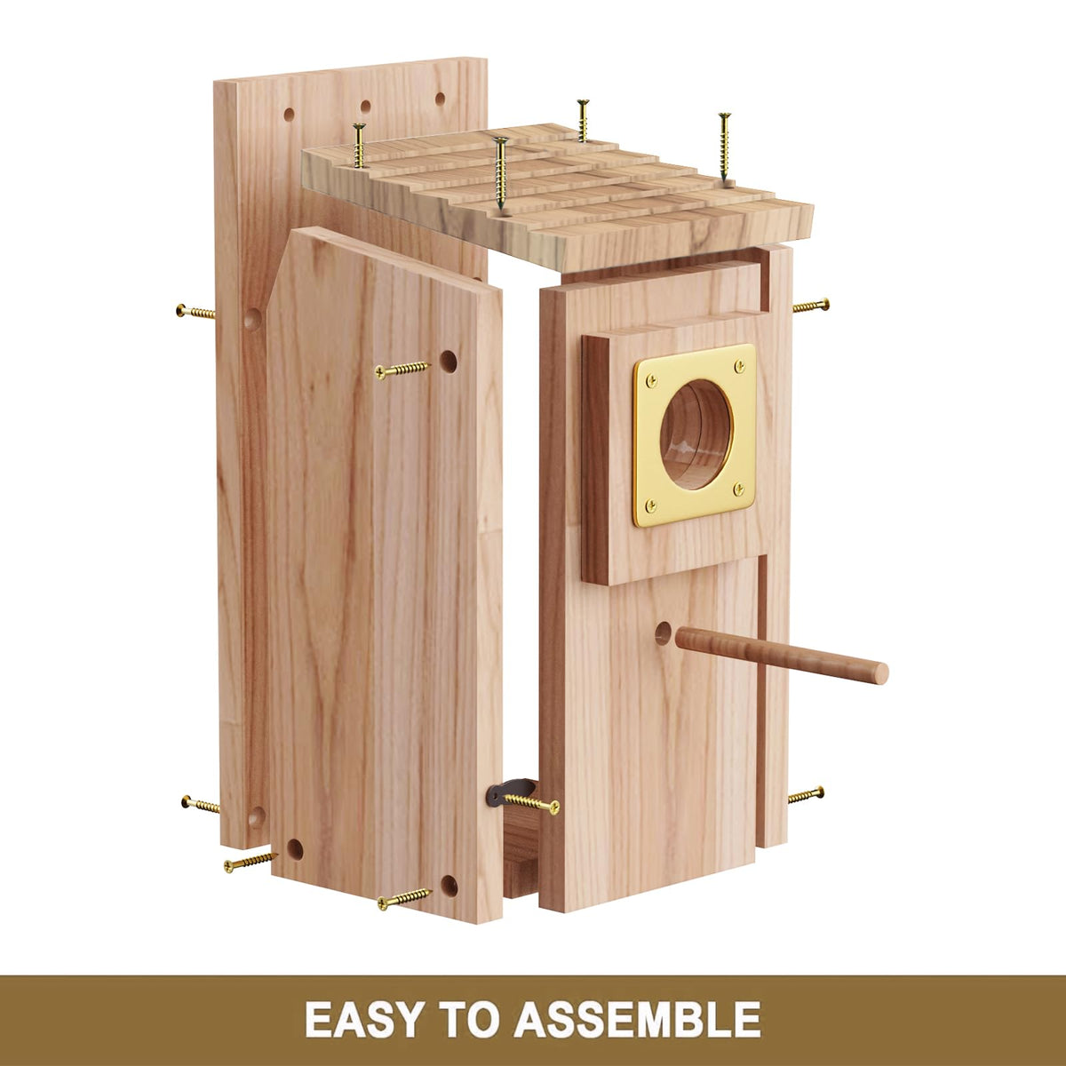 ColorfulLaVie bluebird house designed for durable year round use.