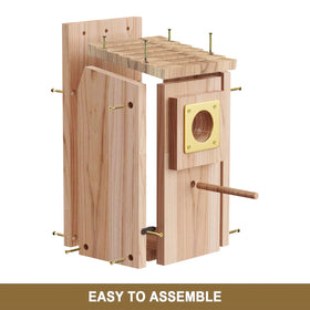 ColorfulLaVie bluebird house designed for durable year round use.