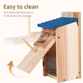 ColorfulLaVie front-door latch enables quick cleaning after seasons