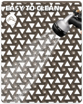 Color&Geometry heavy-duty outdoor mat suited for high-traffic entryways.
