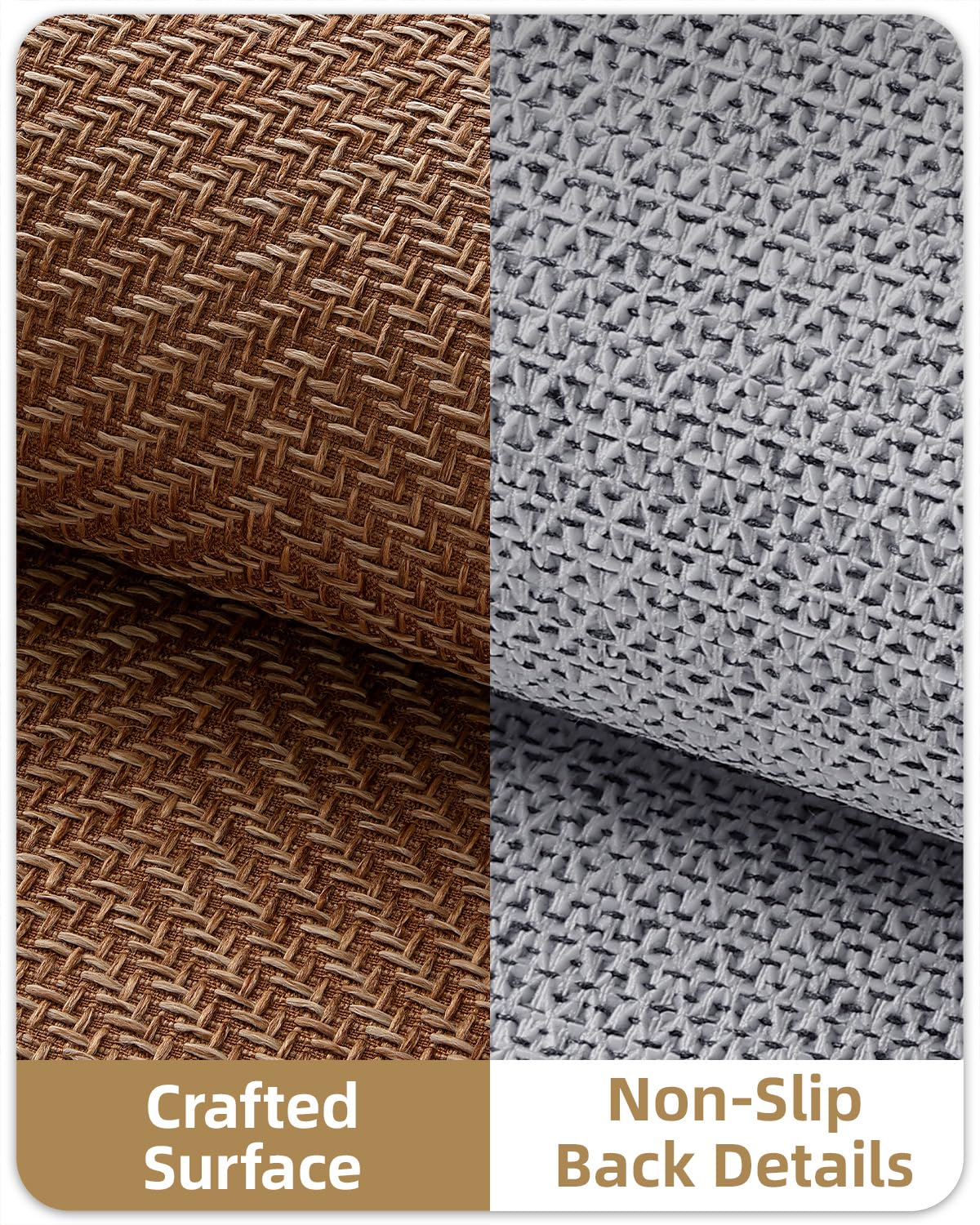 Color&Geometry machine-washable doormat simplifies cleaning and keeps colors vibrant.