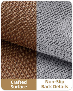 Color&Geometry machine-washable doormat simplifies cleaning and keeps colors vibrant.