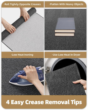 Color&Geometry non-slip bottom prevents sliding for safer indoor use