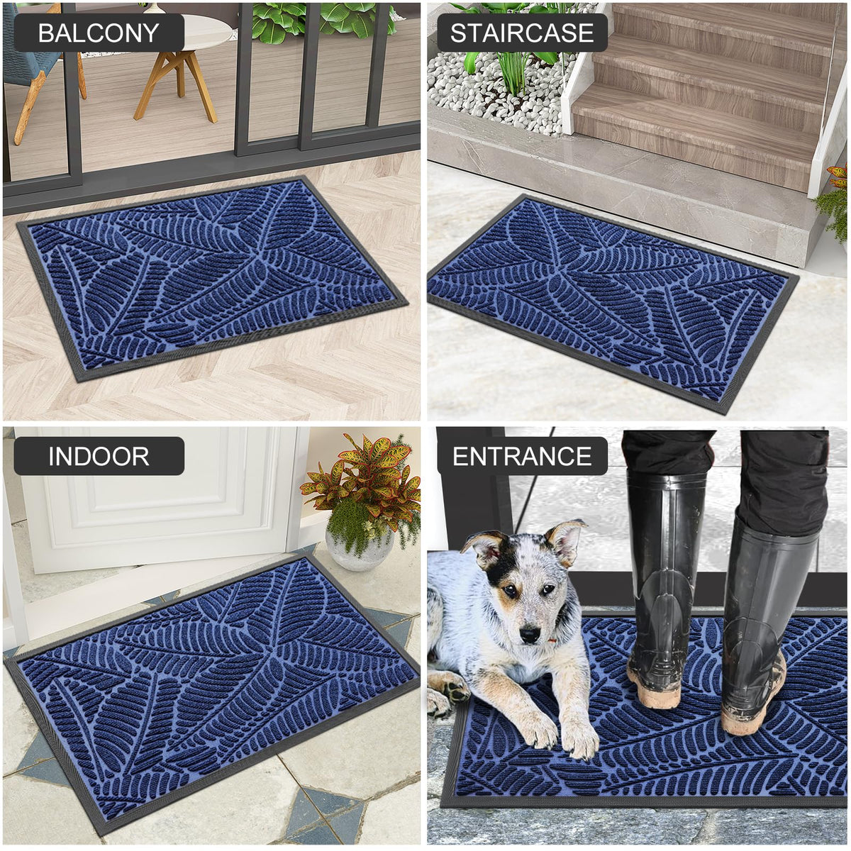 Colorxy multi-purpose entrance mat suitable for indoor and outdoor use.