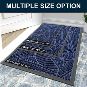 Colorxy navy door mat layout illustrating slim, low-profile design.