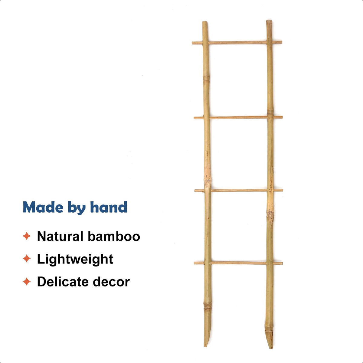 COLOtime bamboo trellis ladder guides climbing vines gracefully.