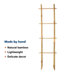 COLOtime bamboo trellis ladder guides climbing vines gracefully.