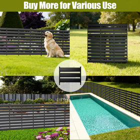 COLRASN 9 inch stakes provide wind-resistant stability for the fence panels