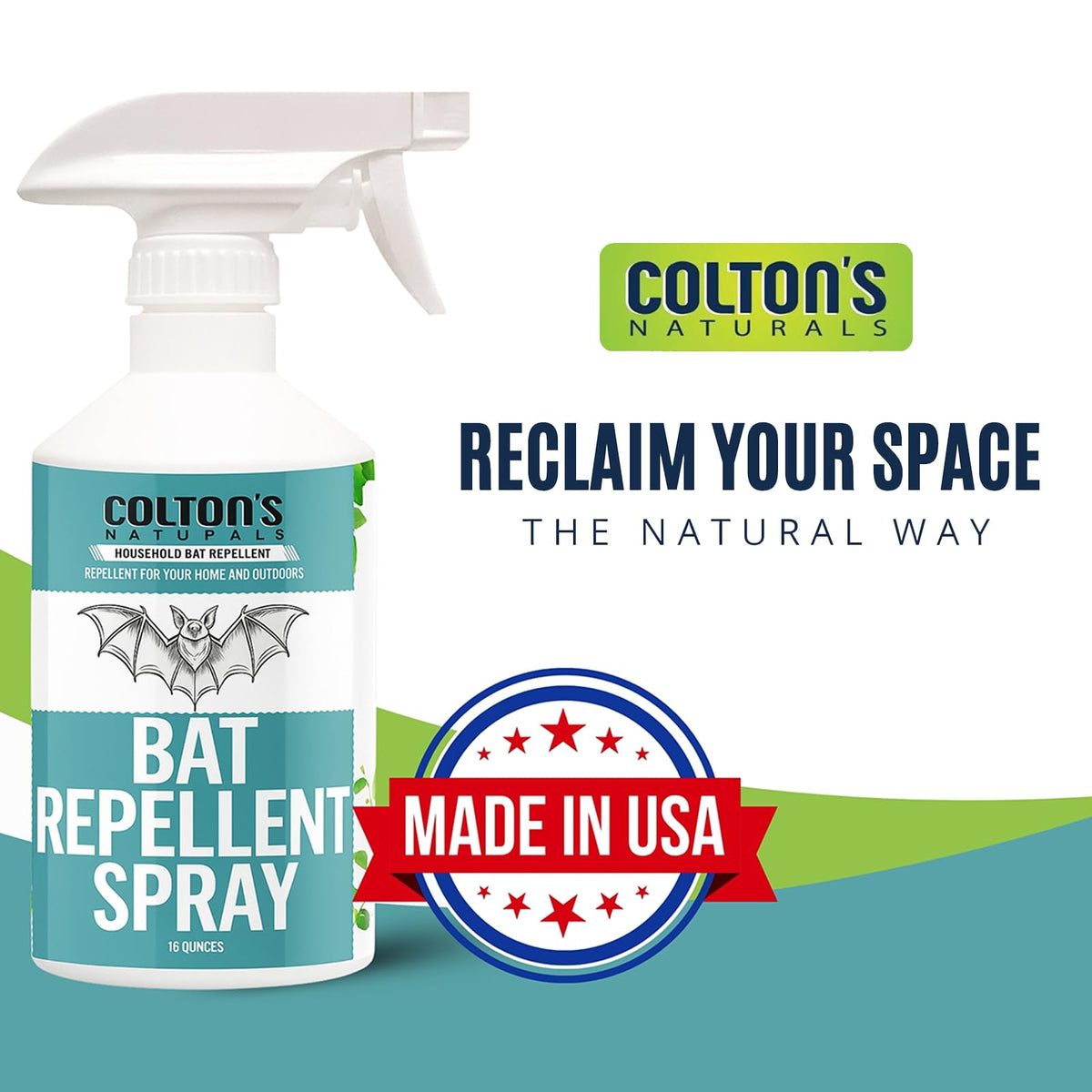 Colton's Naturals Bat Deterrent used indoors offers versatile protection